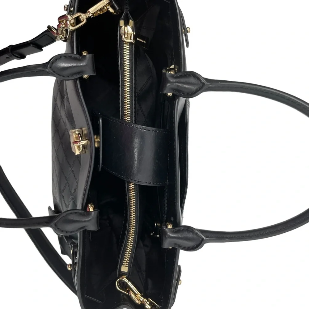 Michael Kors Gramercy Embossed Leather Satchel Bag